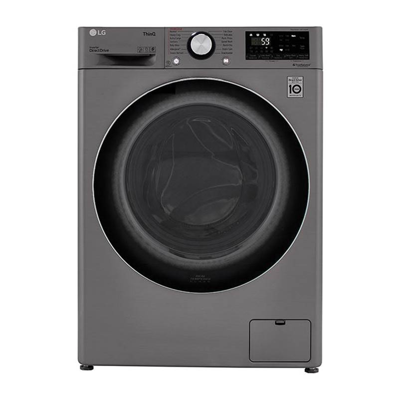 LG Appliances - 2.3 cu.ft. 24'' Compact Front Load Washer Dryer Combo, Graphite Steel - Graphite Steel