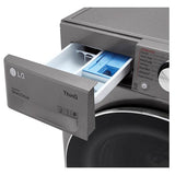 2.3 cu.ft. 24'' Compact Front Load Washer Dryer Combo, Graphite Steel
