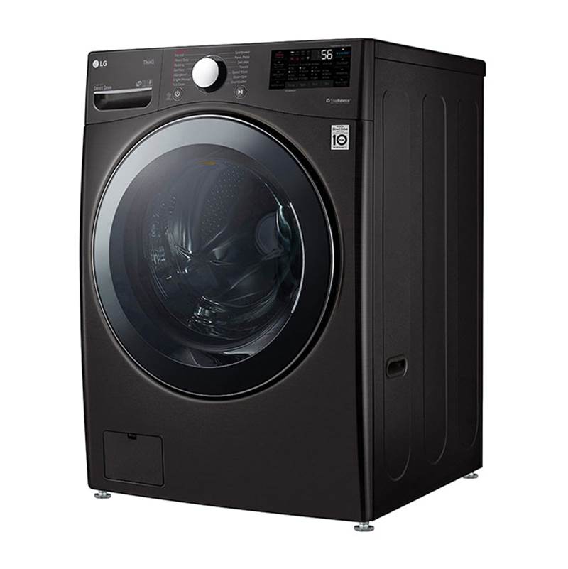 4.5 cu.ft. 27'' Ultra Large Capacity Front Load Washer Dryer Combo, Black Steel