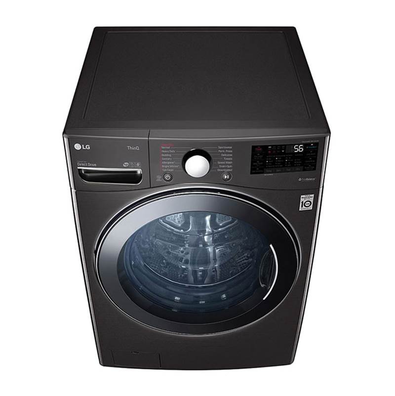 4.5 cu.ft. 27'' Ultra Large Capacity Front Load Washer Dryer Combo, Black Steel