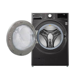 4.5 cu.ft. 27'' Ultra Large Capacity Front Load Washer Dryer Combo, Black Steel