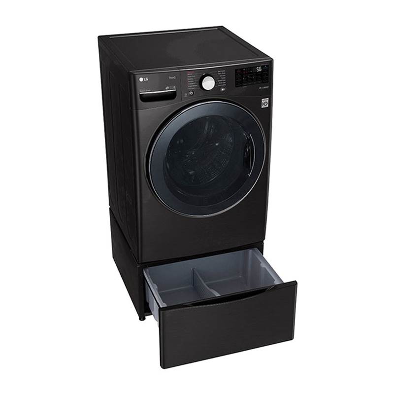 4.5 cu.ft. 27'' Ultra Large Capacity Front Load Washer Dryer Combo, Black Steel