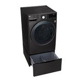 4.5 cu.ft. 27'' Ultra Large Capacity Front Load Washer Dryer Combo, Black Steel