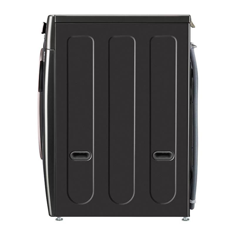 4.5 cu.ft. Ultra Large Capacity Front Load Washer with AIDD, TurboWash, Steam and Wi-Fi Connectivity, Black Steel