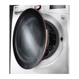 4.5 cu.ft. Ultra Large Capacity Front Load Washer with AIDD, TurboWash, Steam and Wi-Fi Connectivity, Black Steel