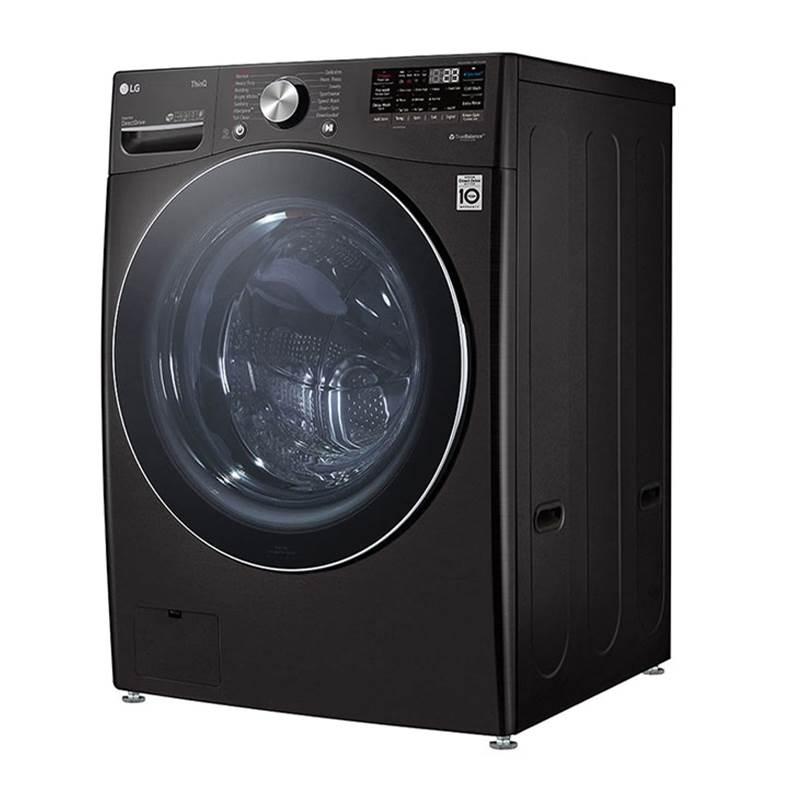 5.0 cu.ft. Ultra Large Capacity Front Load Washer with AIDD, TurboWash, Steam and Wi-Fi Connectivity, Black Steel