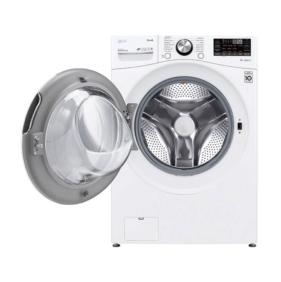 5.0 cu.ft. Ultra Large Capacity Front Load Washer with AIDD, TurboWash, Steam and Wi-Fi Connectivity, Black Steel