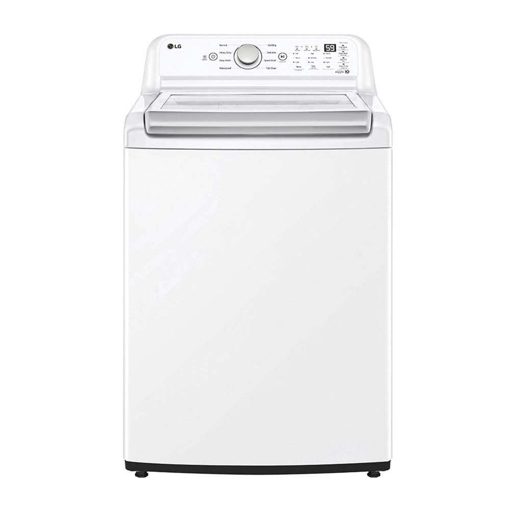 LG Appliances - Ultra Large Capacity Top Load Washer, 4.8 cu-ft, Agitator, White - White