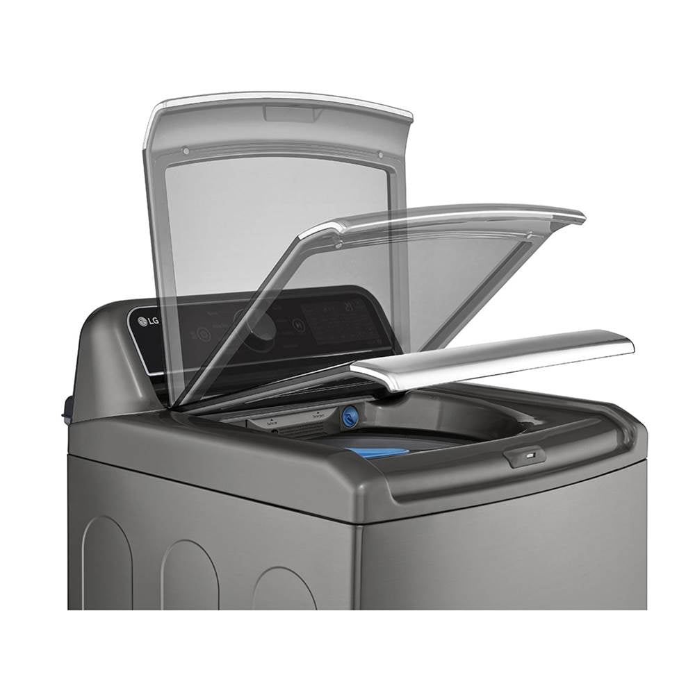 Mega Capacity Top Load Washer, 5.5 cu-ft, Graphite Steel
