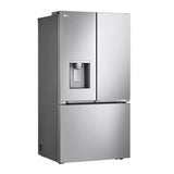 LG Appliances - 26 cu.ft. 3-Door French Door, Counter Depth, Ice & Water, 4 Kinds of Ice, Pocket Handle, PrintProof Stainless Steel - PrintProof Stainless Steel
