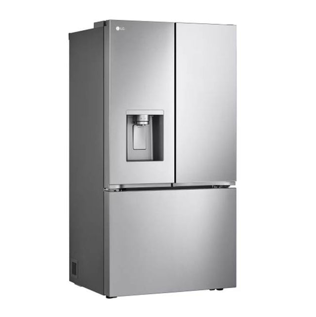 LG Appliances - 26 cu.ft. 3-Door French Door, Counter Depth, Ice & Water, 4 Kinds of Ice, Pocket Handle, PrintProof Stainless Steel - PrintProof Stainless Steel