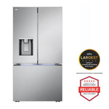 26 cu.ft. 3-Door French Door, Counter Depth, Ice & Water, 4 Kinds of Ice, Pocket Handle, PrintProof Stainless Steel