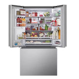 26 cu.ft. 3-Door French Door, Counter Depth, Ice & Water, 4 Kinds of Ice, Pocket Handle, PrintProof Stainless Steel