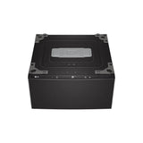 LG Appliances - Tall Pedestal with Drawer, Black Steel  - Black Steel