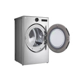 7.4 cu.ft. Ultra Large Capacity Gas Dryer with Sensor Dry, TurboSteamE Technology and Wi-Fi Connectivity, Graphite Steel