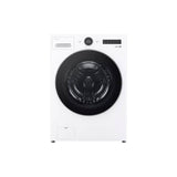 LG Appliances - 4.5 cu.ft. Ultra Large Capacity Front Load Washer with AIDD, TurboWash, Steam and Wi-FiConnectivity, White - White