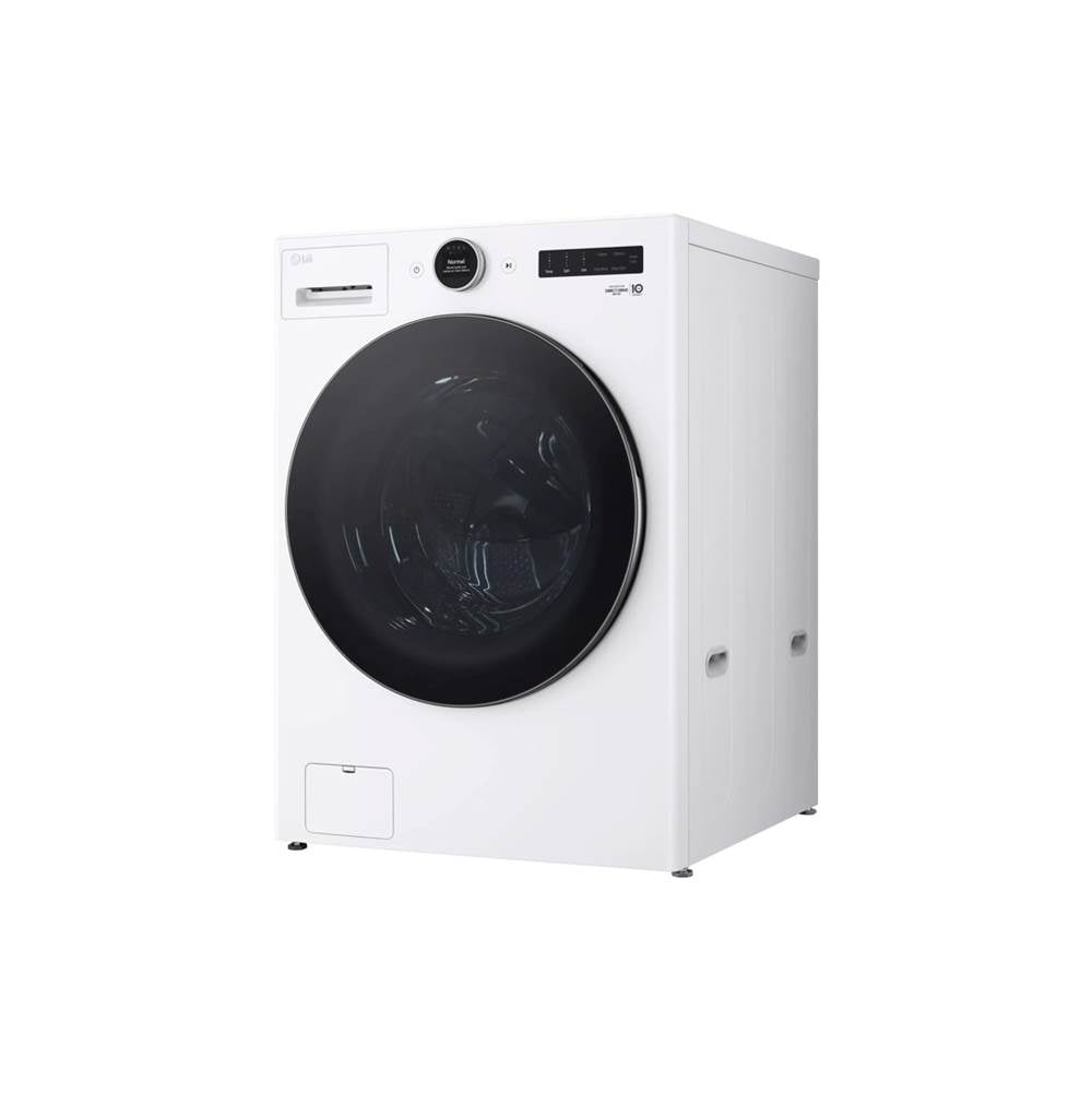 4.5 cu.ft. Ultra Large Capacity Front Load Washer with AIDD, TurboWash, Steam and Wi-FiConnectivity, White