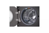 Mega Capacity Front Load Washer with TurboWash, Steam and Wi-Fi, AIDD, 5.2 cu-ft, Black Steel