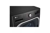 Mega Capacity Front Load Washer with TurboWash, Steam and Wi-Fi, AIDD, 5.2 cu-ft, Black Steel