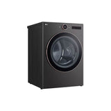 7.4 cu.ft. Ultra Large Capacity  Gas Dryer with Sensor Dry, TurboSteam Technology and Wi-Fi Connectivity, Black Steel