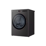 7.4 cu.ft. Ultra Large Capacity  Gas Dryer with Sensor Dry, TurboSteam Technology and Wi-Fi Connectivity, Black Steel
