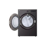 7.4 cu.ft. Ultra Large Capacity  Gas Dryer with Sensor Dry, TurboSteam Technology and Wi-Fi Connectivity, Black Steel