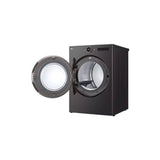 7.4 cu.ft. Ultra Large Capacity  Gas Dryer with Sensor Dry, TurboSteam Technology and Wi-Fi Connectivity, Black Steel