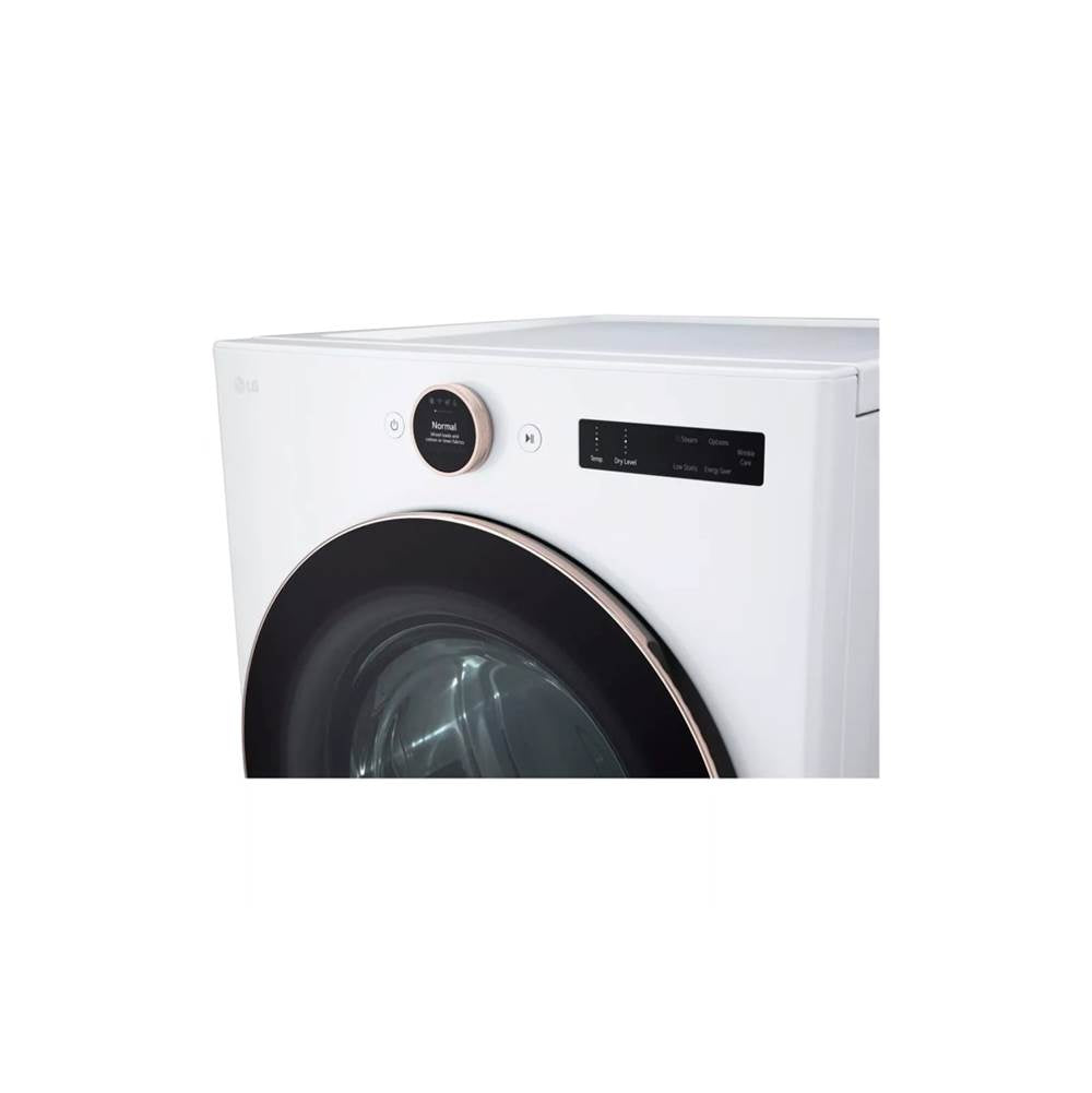 7.4 cu.ft. Ultra Large Capacity  Gas Dryer with Sensor Dry, TurboSteam Technology and Wi-Fi Connectivity, Black Steel