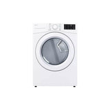 LG Appliances - 7.4 cu.ft. Ultra Large Capacity  Electric Dryer with Sensor Dry,  NFC Tag On, White - White