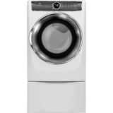 Electrolux - Front Load Perfect Steam Electric Dryer with PredictiveDry and Instant Refresh - 8.0. Cu. Ft. - White