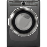 Electrolux - Front Load Perfect Steam Electric Dryer with PredictiveDry and Instant Refresh - 8.0. Cu. Ft. - Titanium