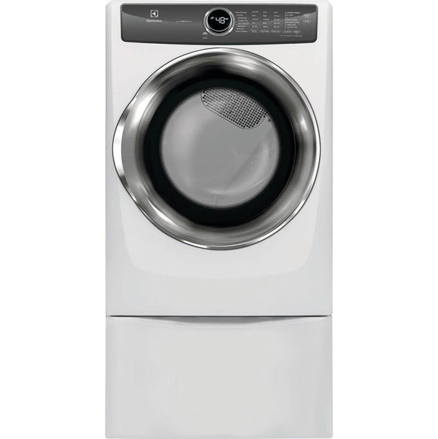 Electrolux - Front Load Perfect Steam Gas Dryer with LuxCare Dry and Instant Refresh - 8.0 Cu. Ft. - White