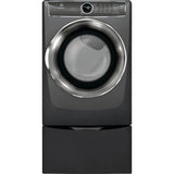 Electrolux - Front Load Perfect Steam Gas Dryer with PredictiveDry and Instant Refresh - 8.0. Cu. Ft. - Titanium