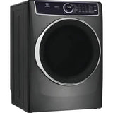 Electrolux - Front Load Perfect Steam Electric Dryer with Balanced Dry and Instant Refresh - 8.0 Cu. Ft. - Titanium
