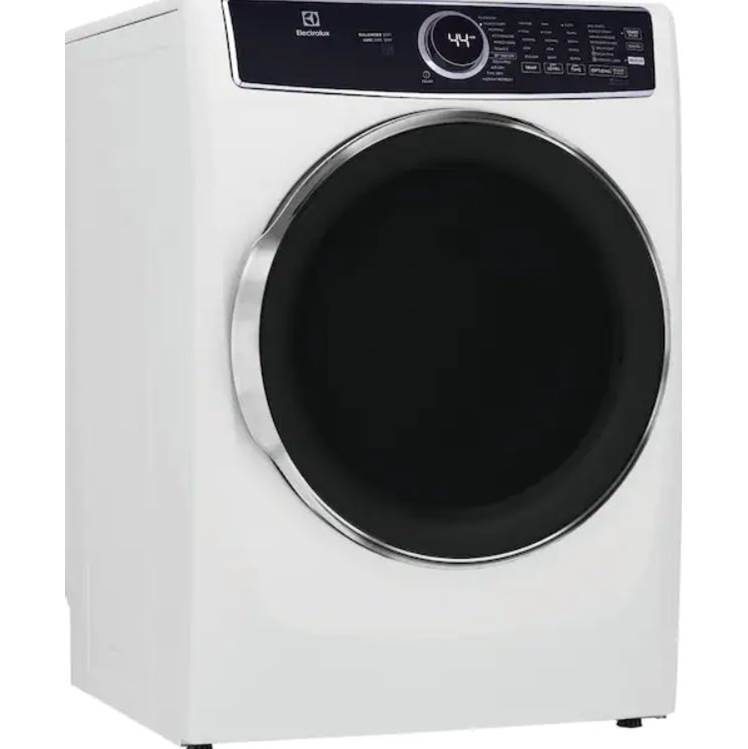 Electrolux - Front Load Perfect Steam Electric Dryer with Balanced Dry and Instant Refresh - 8.0 Cu. Ft. - White