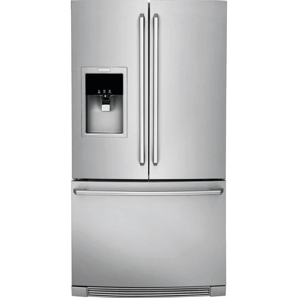 Electrolux - Counter-Depth French Door Refrigerator with Wave-Touch Controls - Stainless Steel