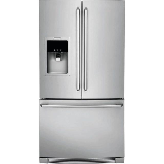 Electrolux - Counter-Depth French Door Refrigerator with Wave-Touch Controls - Stainless Steel