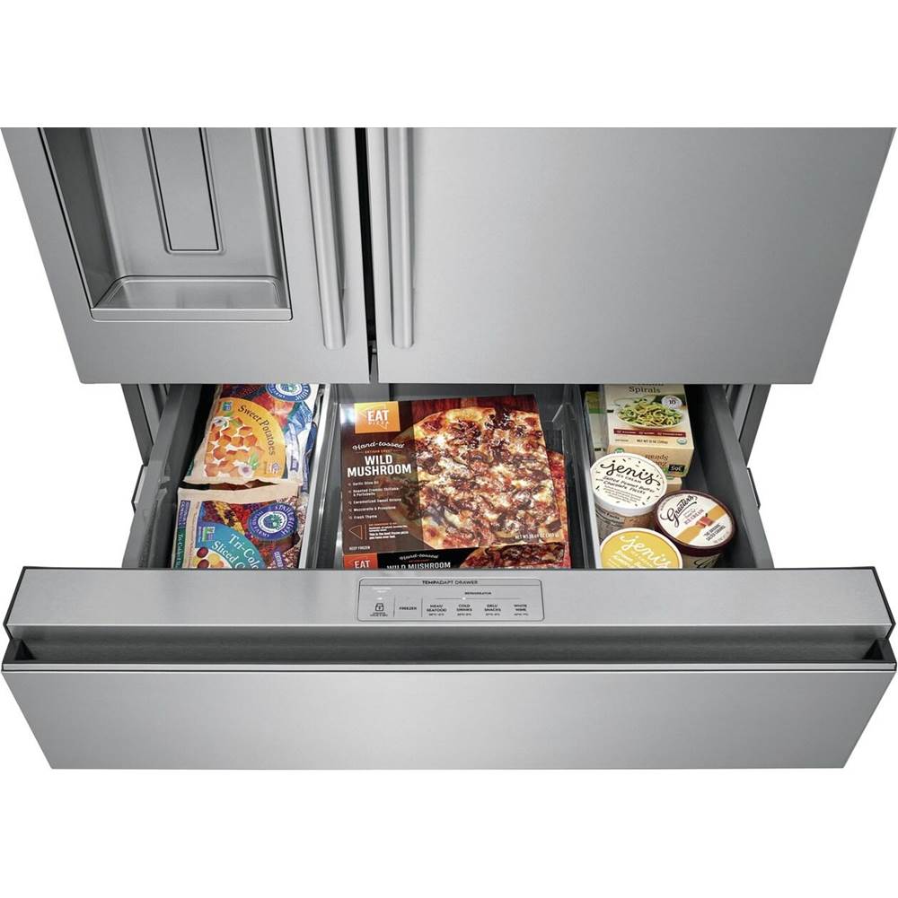 Electrolux - 21.8 Cu Ft CD FD Refrigerator - Stainless Steel