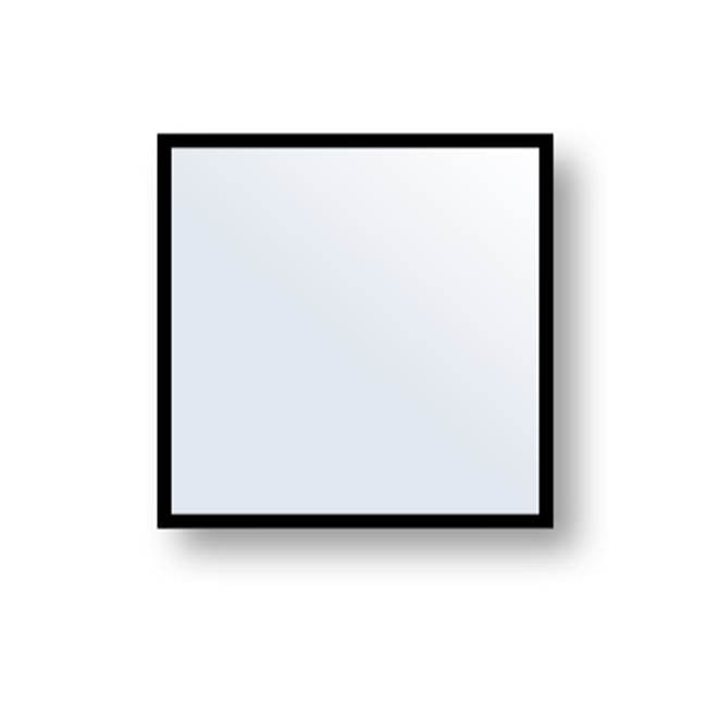 Madeli - Madeli Accent Framed Mirror, 30'' x 30'' x 3/4'', Rectangle, Satin Brass - Satin Brass