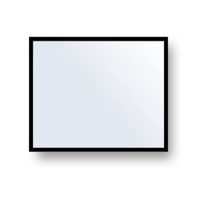 Madeli - Madeli Accent Framed Mirror, 36'' x 30'' x 3/4'', Rectangle, Brushed Nickel - Brushed Nickel