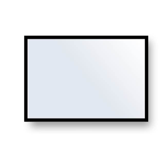 Madeli - Madeli Accent Framed Mirror, 42'' x 30'' x 3/4'', Rectangle, Satin Brass - Satin Brass