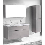 Madeli Bolano 48D'' Wall hung Vanity Cabinet Ash Grey Finish
