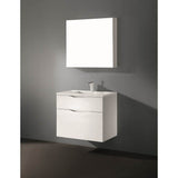 Madeli - Madeli Bolano 30'' Wall hung Vanity Cabinet White Finish - White