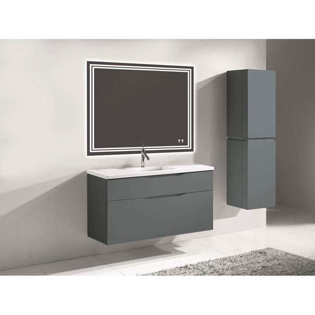 Madeli - Madeli Bolano 48C'' Wall hung Vanity Cabinet Studio Grey Finish - Studio Gray