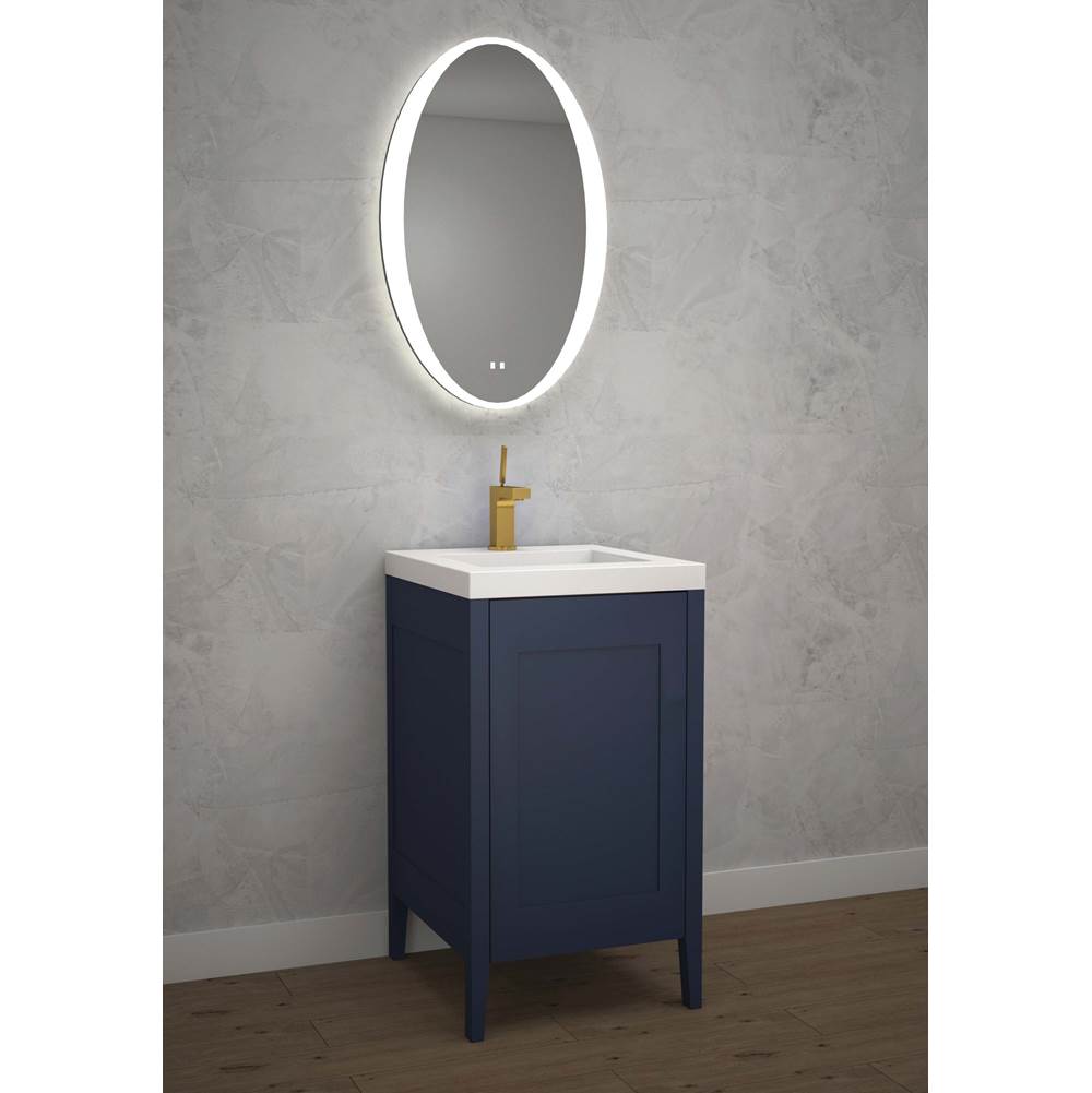 Madeli - Madeli Encore 20'' Free Standing Vanity Sapphire - No Handles - Sapphire
