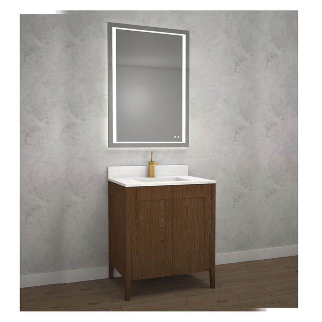 Madeli - Madeli Encore 24'' Free Standing Vanity Brandy - No Handles - Brandy