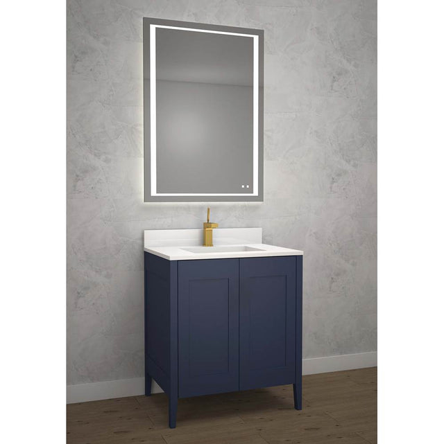 Madeli - Madeli Encore 24'' Free Standing Vanity Sapphire - No Handles - Sapphire