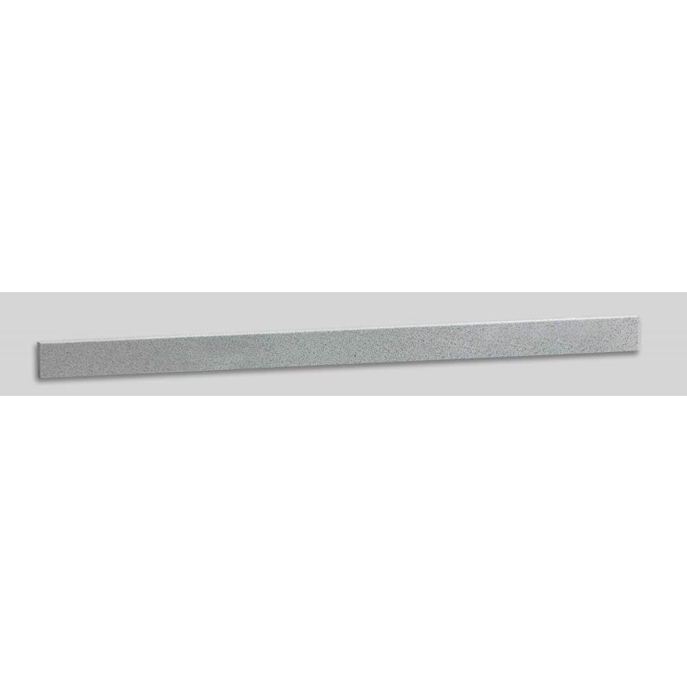 Madeli - Madeli Quartzstone Backsplash, 30'' x 4'' x 3/4'', Silver Grey - Silver Grey