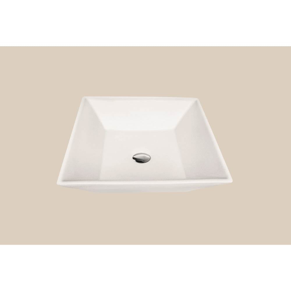 Madeli - Madeli  Ceramic Basin CB-8130 Semi-Recess in White with Single Faucet Hole - White