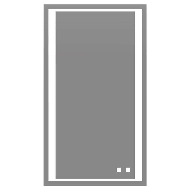 Madeli - Madeli Sanctuary Lighted Slique Mirror, 24'' x 36'' x 7/8'', Rectangular, 2700/4000K Temperature, Deffoger, Dimmable